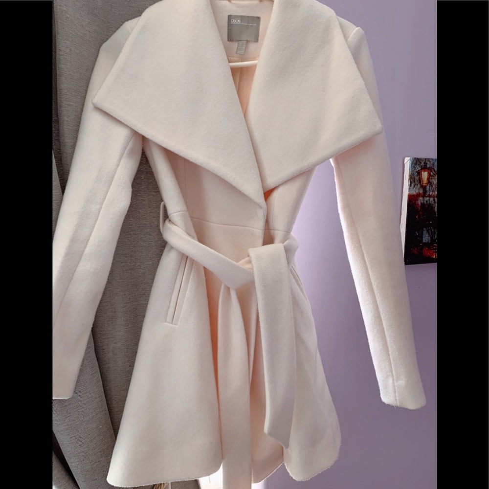 ASOS blush coat